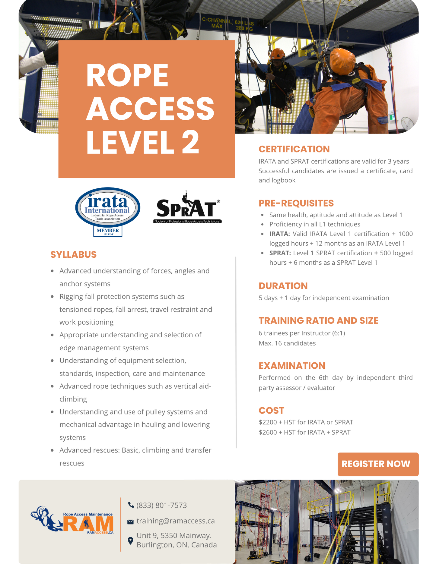 Rope Access Training