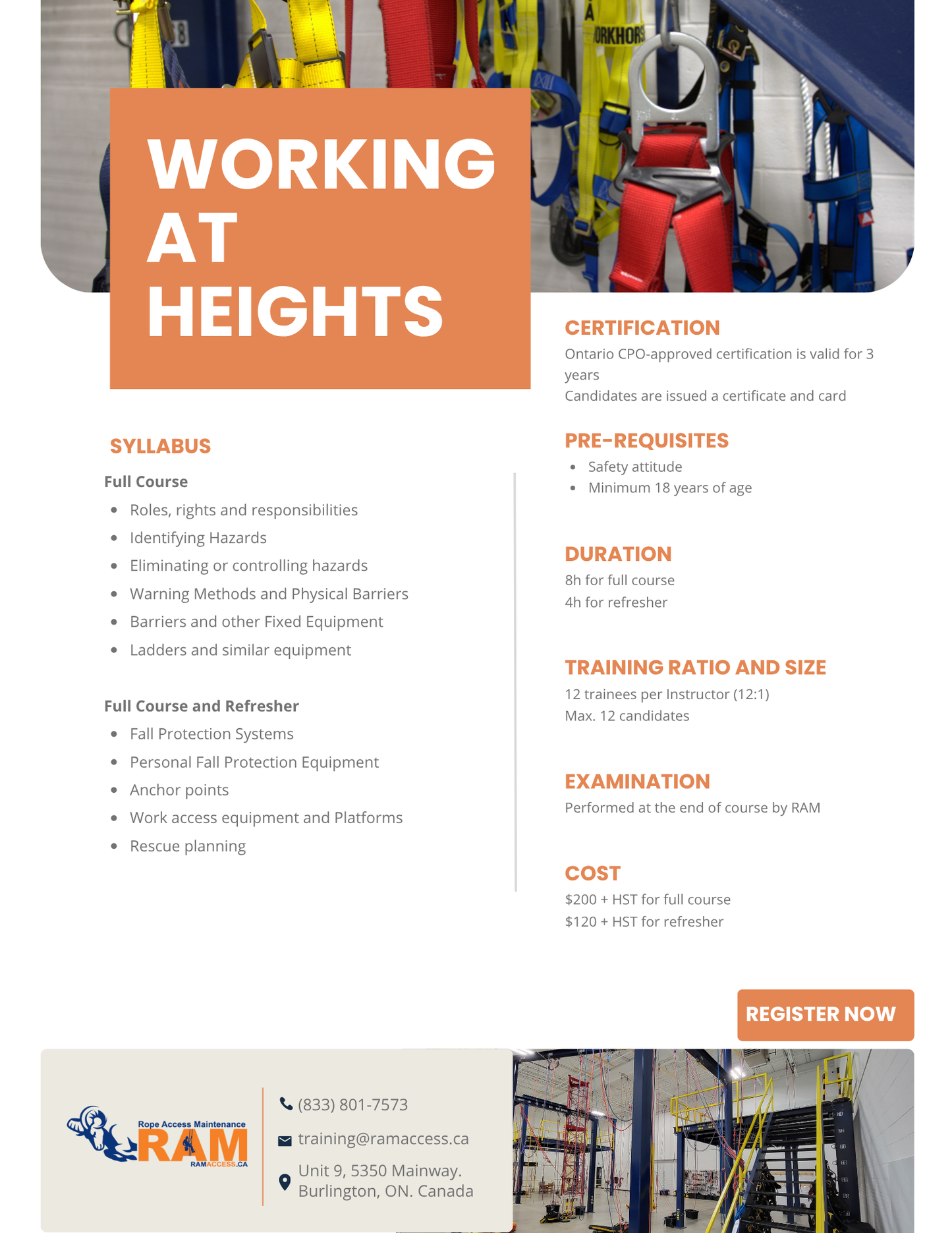 Working at Heights (CPO-Approved)